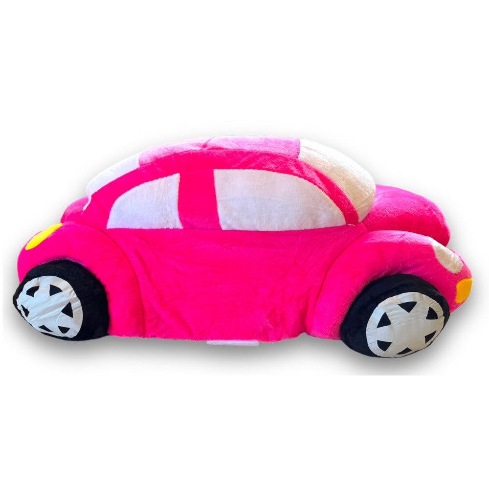 Personalised Pink Car Soft Toy