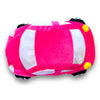 Pink Car Plush Toy with Customised Name